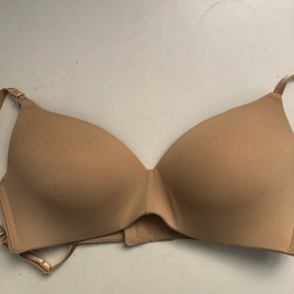 Beige nursing bra